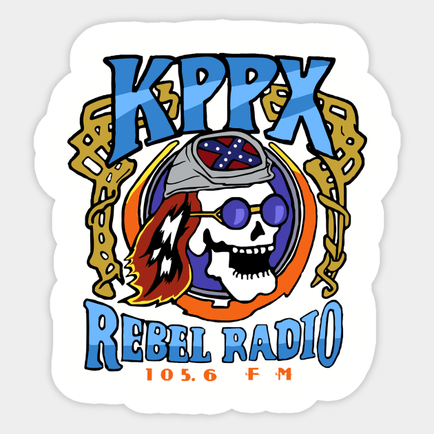 KPPX Rebel Radio Sticker by alakard2020